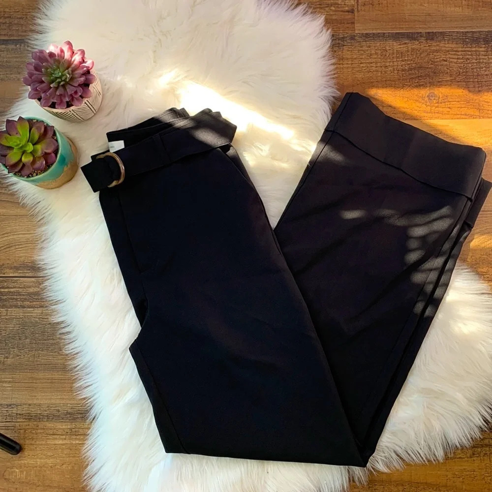 A Loves A Widw Leg Cuffed Dress Pant